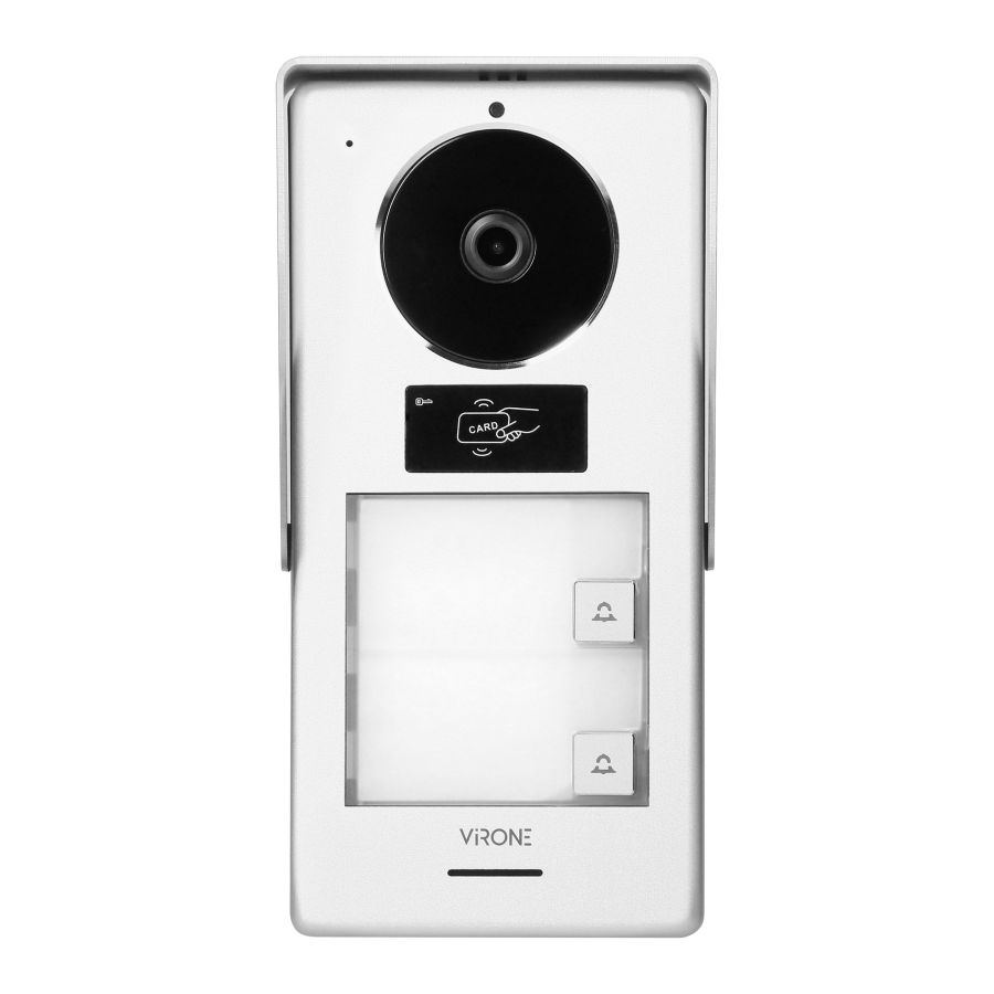 PAVONIS MULTI, two-family video doorphone set, 4-wire, 7", Wi-Fi, touch screen, Full HD, RFID